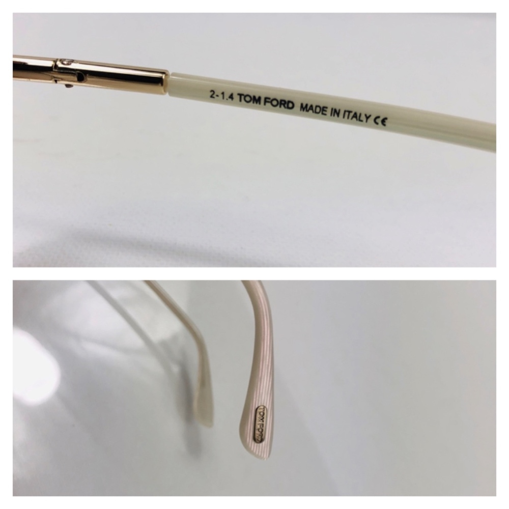 New TOM FORD Gradient White Butterfly Sunglasses - Picture 7 of 8